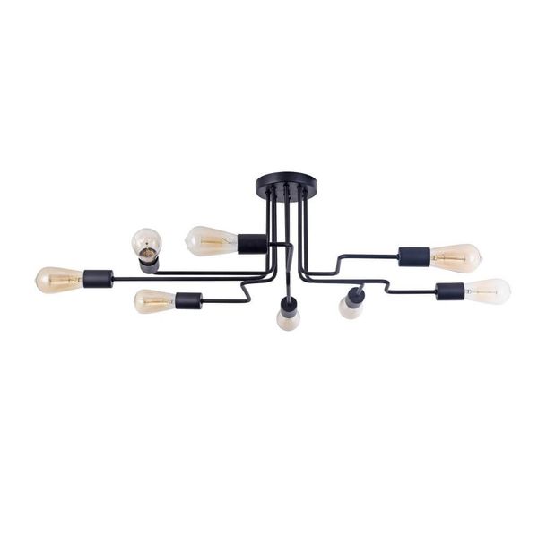 Maytoni Gilbert Deckenleuchte 8x E27 Schwarz