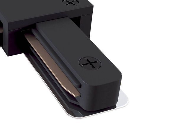 Maytoni Stromschienen L-Verbinder 2-fach Schwarz