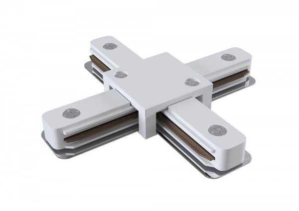 Maytoni Stromschienen X-Verbinder 4-fach Weiss