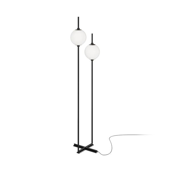 Maytoni The Sixth Sense LED Stehleuchte, Stehlampe 2x 12W Schwarz Warmweiss