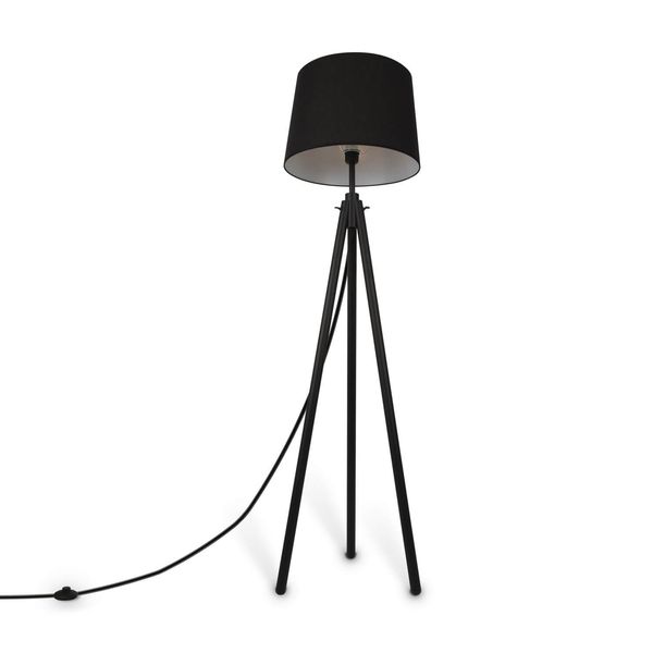 Maytoni Calvin Stehleuchte, Stehlampe E27 Schwarz