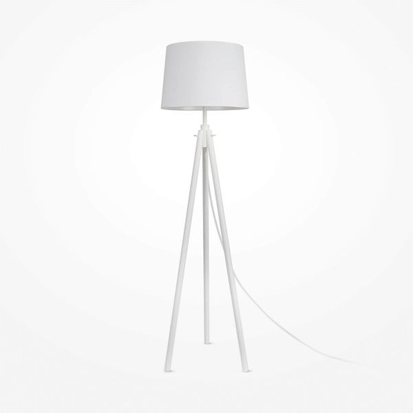 Maytoni Calvin Stehleuchte, Stehlampe E27 Weiss