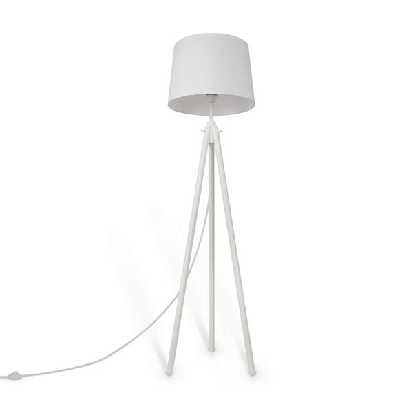 Maytoni Calvin Stehleuchte, Stehlampe E27 Weiss