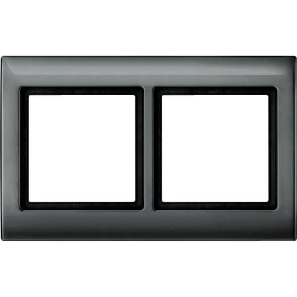 Merten 400214 AQUADESIGN-Rahmen, 2fach, anthrazit