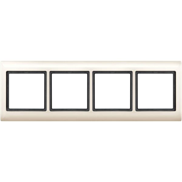 Merten 400444 AQUADESIGN-Rahmen, 4fach, weiß
