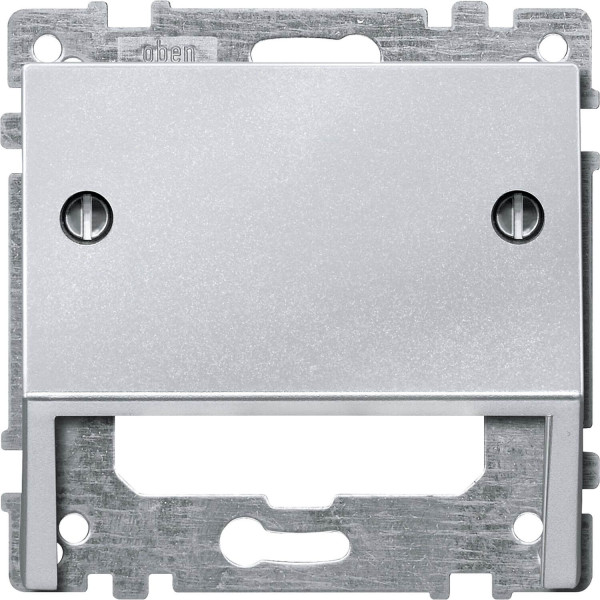 Merten 464660 Schrägauslass, aluminium, System M