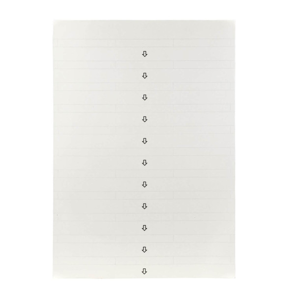 Merten MEG3926-6000 Beschriftungsstreifen für Schalter, Steckdosen, System Design