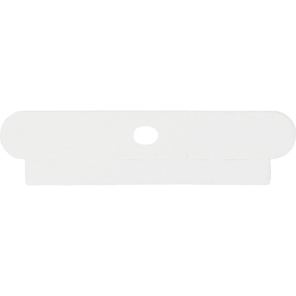 Merten MEG3957-8000 Schriftfeldeinlagen, für 3-polige Aus-Schalter, neutral, weiß, AQUASTAR