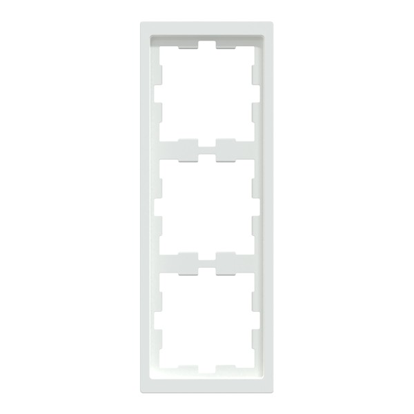 Merten MEG4030-6535 D-Life Abdeckrahmen 3fach lotosweiss glänzend
