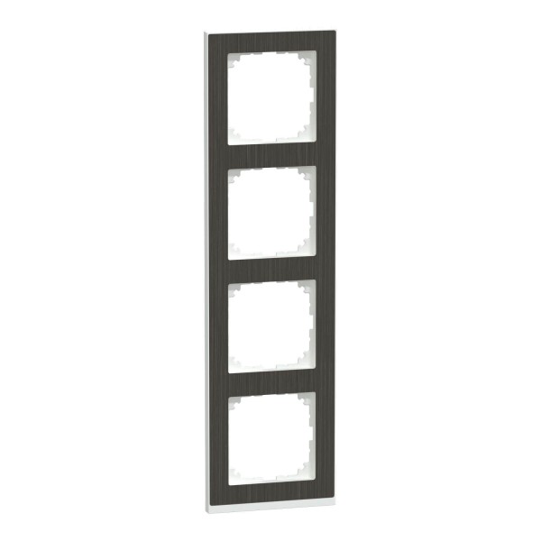 Merten MEG4040-3674 M-Pure Decor-Rahmen, 4fach, Eiche/aktivweiß, M-Pure Decor