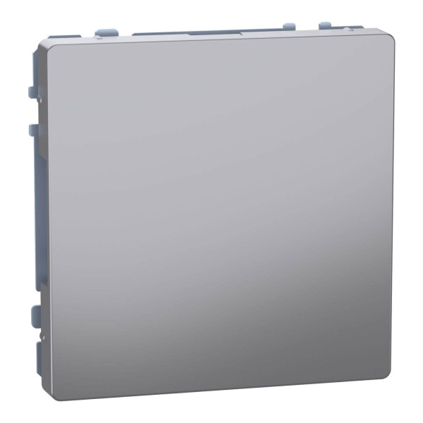 Merten MEG4075-6036 Blindabdeckung, Edelstahl, System Design