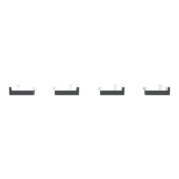 Merten MEG6194-6034 KNX Tastsensor Flex Modul System Design 4-fach Wippe Anthrazit
