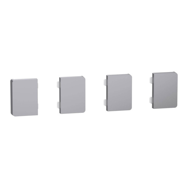 Merten MEG6194-6036 Tastsensor Flex, KNX, System Design, 4fach, Wippe, Edelstahl