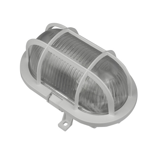 Müller Licht LED Leuchte OVAL Leuchte + Schutzkorb, white 20300022