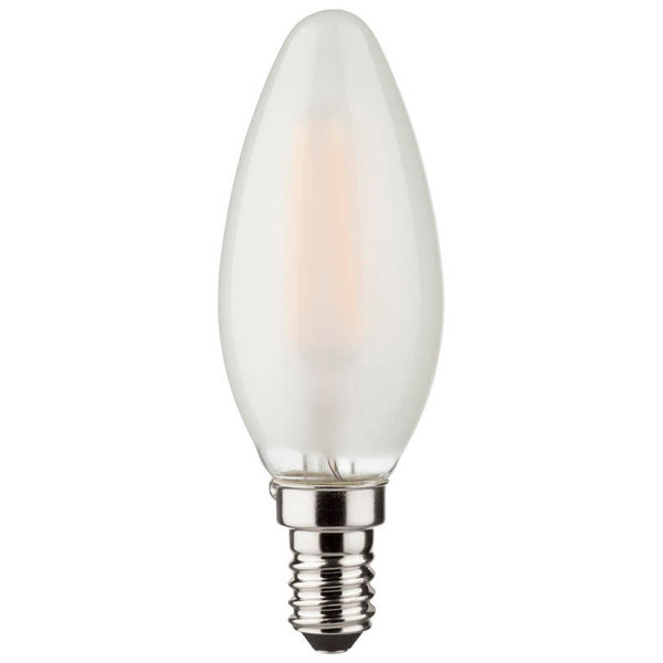 Müller Licht LED Lampe C35 4W 40W 220-240V E14 470lm 320° 2700K Retro-matt 10.000h 2+1 400292