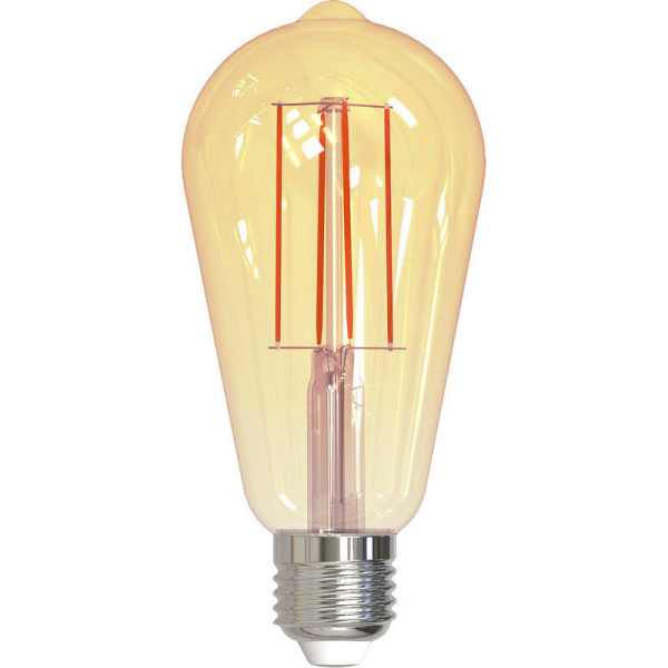 Müller Licht LED Lampe ST64 7W 51W 220-240V E27 650lm 2000K DIM Retro-gold 401080