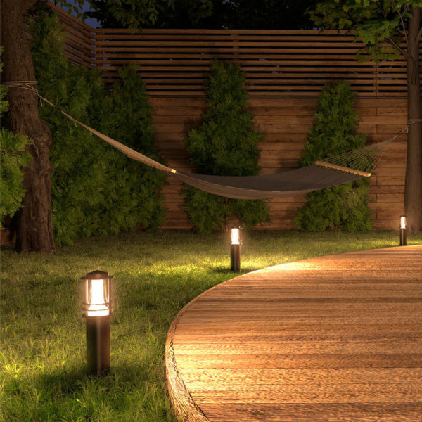 Müller Licht LED Outdoor Wegeleuchte tint LED-Wegeleuchten Petunia, 3er-Set, white+color 404040