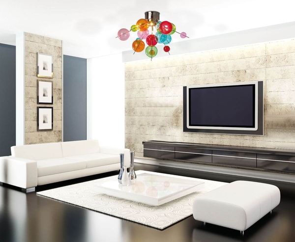 Näve G9 Deckenleuchte EXPLOSION Ø57cm bunt 1085161