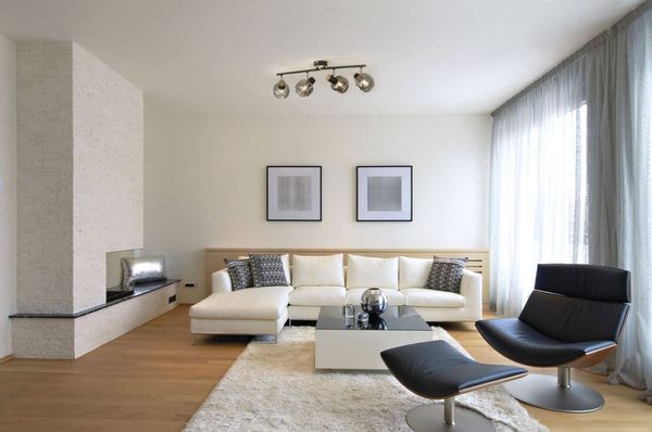 Näve E14 Deckenleuchte FUMOSO 80x10cm schwarz 1350222