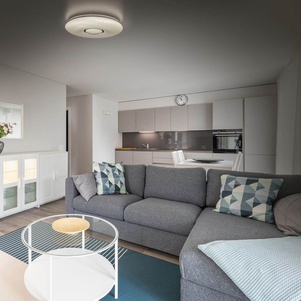 Näve LED Deckenleuchte PICTON Ø31cm 18W Warmweiss weiß dimmbar 1366626