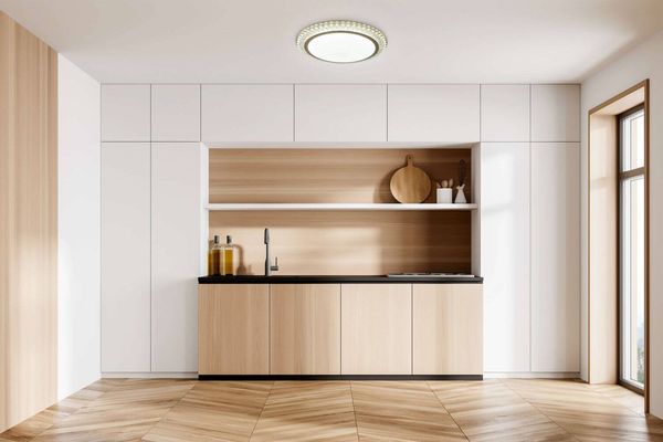 Näve LED Deckenleuchte MADISON Ø48cm 45W Steuerbare Lichtfarbe gold dimmbar 1381158