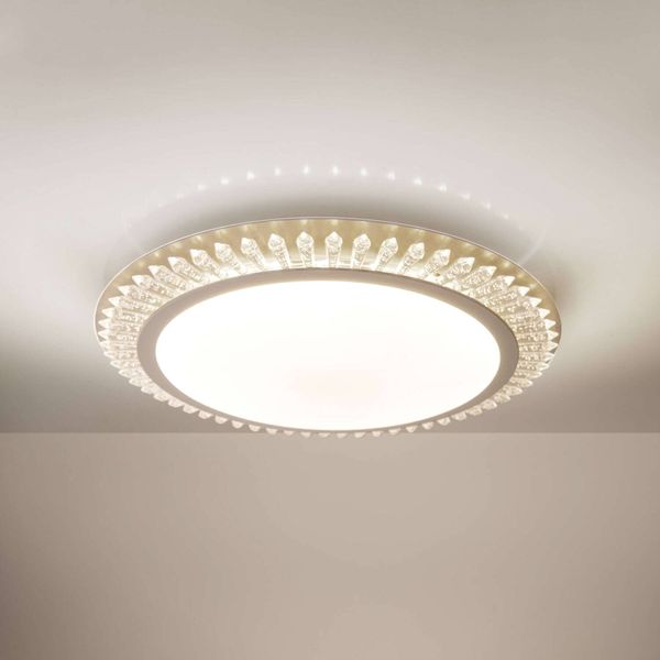 Näve LED Deckenleuchte MADISON Ø48cm 45W Steuerbare Lichtfarbe gold dimmbar 1381158
