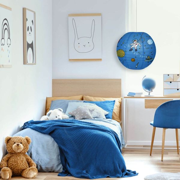 Näve Lampenschirm KID BALLON Ø40cm bunt Raumfahrt 4117001