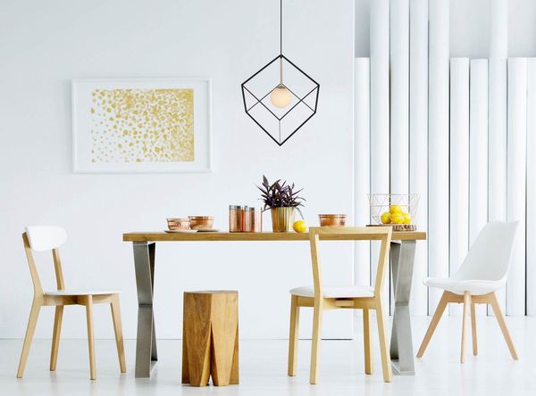 Näve G9 Pendelleuchte CADRE 30x30cm schwarz 6107822