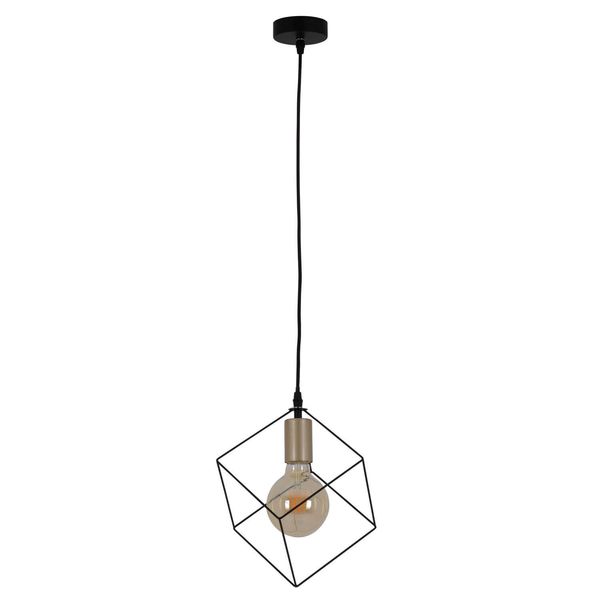 Näve LED Pendelleuchte CANTO 16x16cm schwarz 6122022