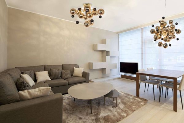 Näve G9 Pendelleuchte EXPLOSION Ø65cm gold 7026458