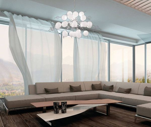 Näve G9 Pendelleuchte EXPLOSION Ø98cm weiß 7030923