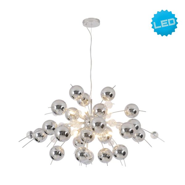 Näve G9 Pendelleuchte EXPLOSION Ø98cm chrome 7030942