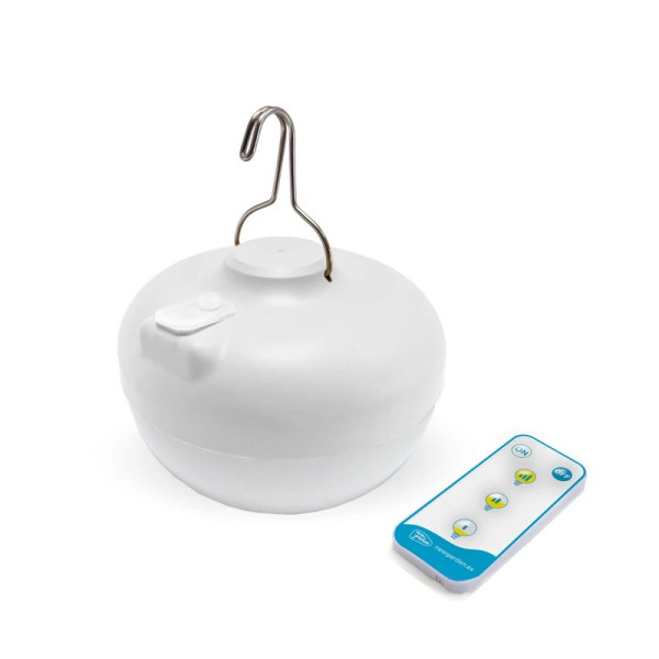NewGarden CHERRY LED tragbare Hängeleuchte weiss, Akku, Fernbedienung Innen & Außen IP54