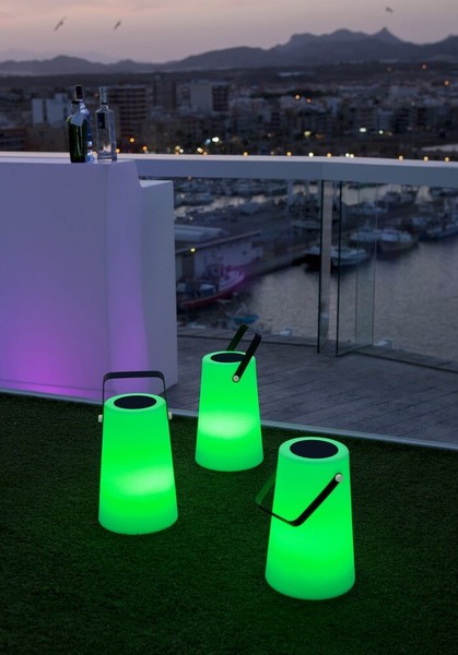 NewGarden NOMADA 30 LED Bluetooth Lautsprecher RGB Fernbedienung Innen & Außen IP43