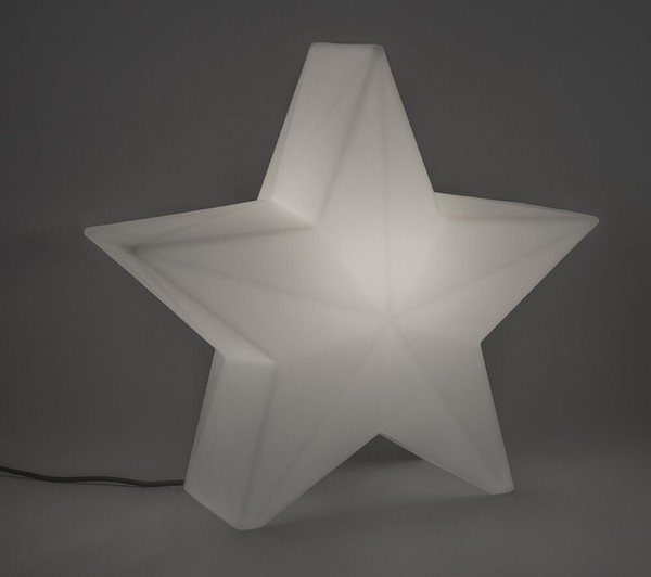 NewGarden NOVA 60 LED Outdoor Leuchte Stern-Design 60cm tageslichtweiss E27 Innen & Außen IP65