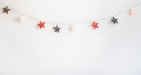 NewGarden STELLINA LED Lichterkette Stern-Design 10x für Steckdose Innen & Außen IP44