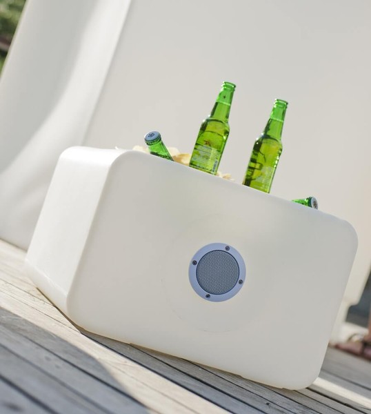 NewGarden TARIDA TAB 30 PLAY LED Tisch + Ablage Bluetooth Lautsprecher Innen & Außen IP43