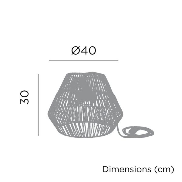 NewGarden CONTA LED Akku-Pendelleuchte, Outdoor, kabellos mit Fernbedienung, USB IP54