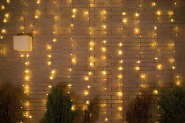 NewGarden LUCEO 3X2 LED Leuchtvorhang 3x2m, Außen & Innen IP44