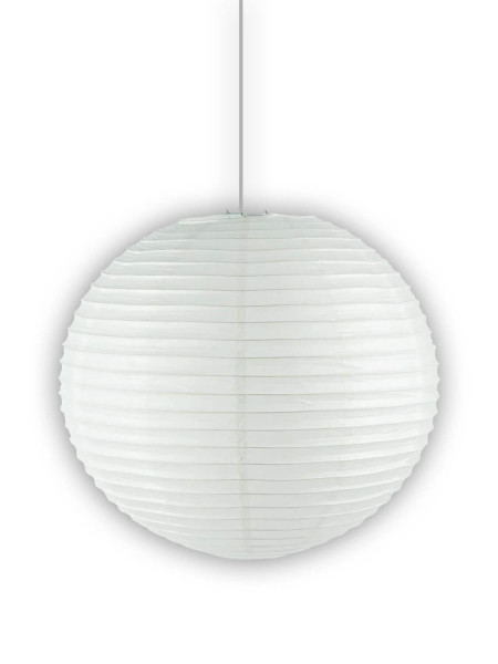 Niermann Papier-Pendelleuchte, Papierballon weiss