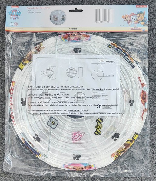 Niermann Paw Patrol Pendelleuchte Weiß