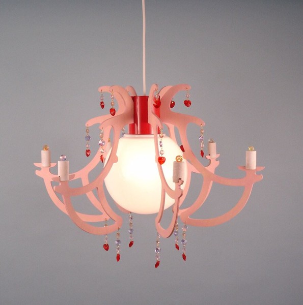 Niermann Rosata Pendelleuchte E27 Rosa Made in Germany