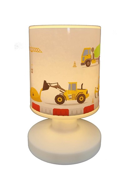 Niermann Baustelle LED Akku-Tischleuchte Warmweiss 1,5W IP44 Weiß, Multicolor