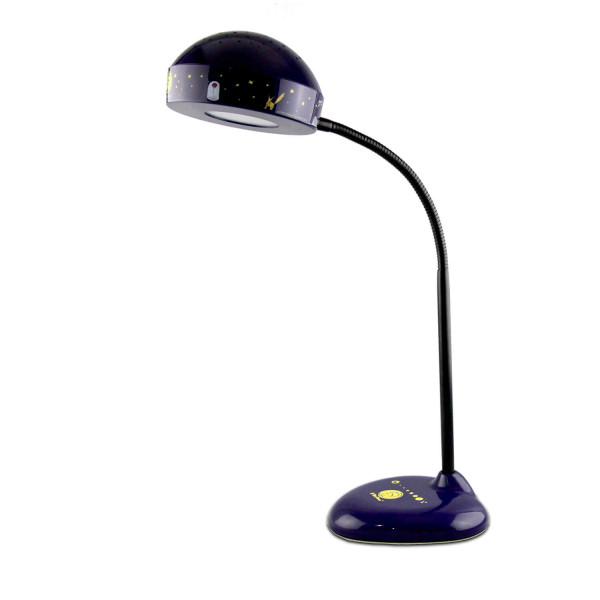 Niermann Prinz LED Lese-Tischleuchte 21fach Tageslichtweiss dimmbar 6,3W Blau
