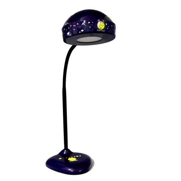 Niermann Prinz LED Lese-Tischleuchte 21fach Tageslichtweiss dimmbar 6,3W Blau