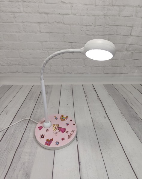 Niermann Princess Tischleuchte GX53 Rosa/Weiß Made in Germany