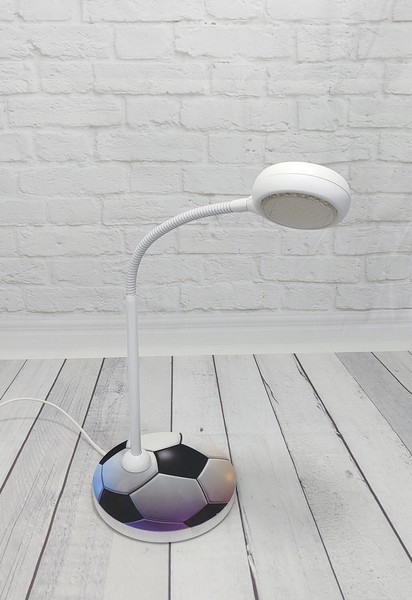 Niermann Fußball Tischleuchte GX53 Schwarz/Weiß Made in Germany