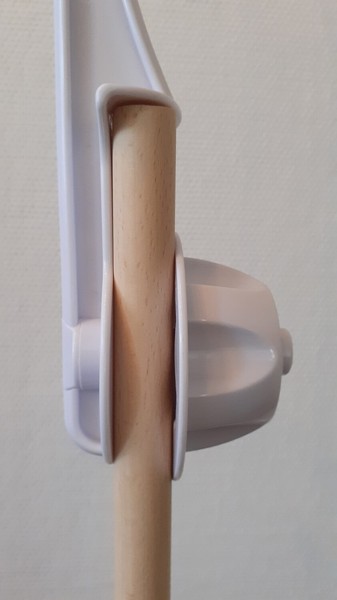Niermann Mobilehalter zum Schrauben Weiß