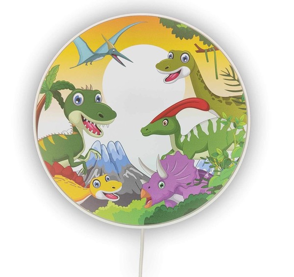 Niermann Dino Wandleuchte E14 Multicolor, Bunt Made in Germany