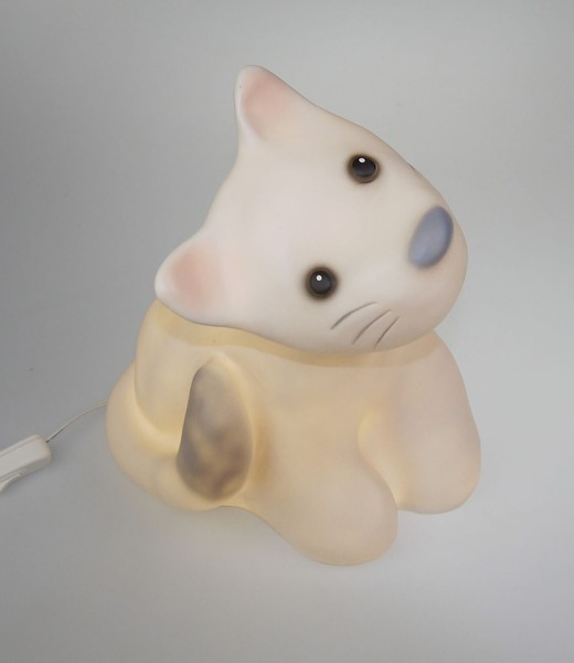 Niermann Katze Felix LED Dekoleuchte Warmweiss 1,5W Multicolor, Bunt Made in Germany